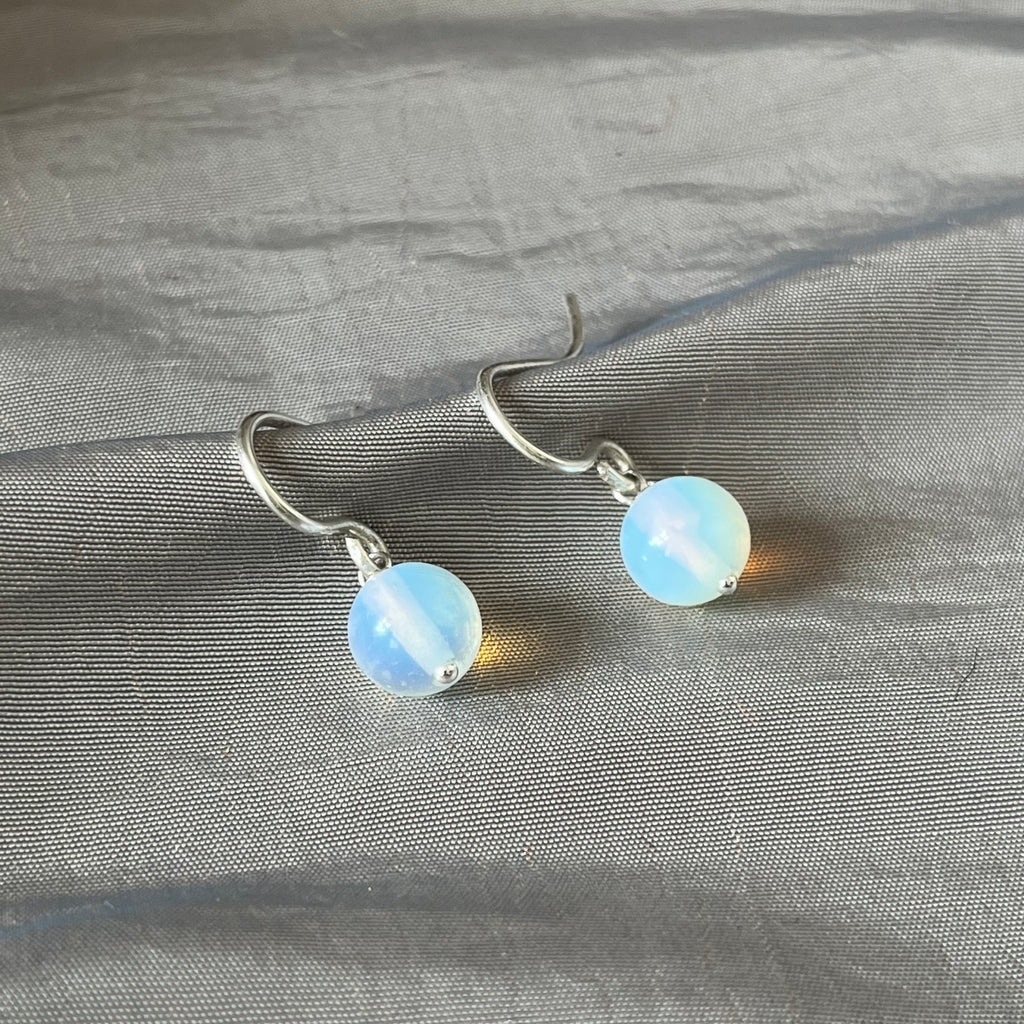 Wit vuur opaliet / zilver